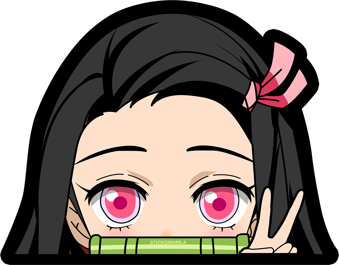 Водоустойчивый убийца 3D демона Kakashi Naruto Itachi Sasuke стикера автомобиля аниме для окна