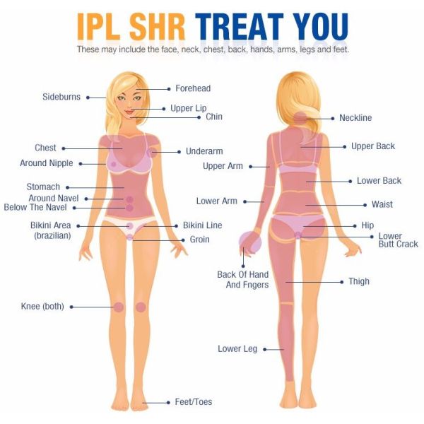 Elight SHR Pico Tattoo Removal Machine 220V Portable Nd Yag Laser