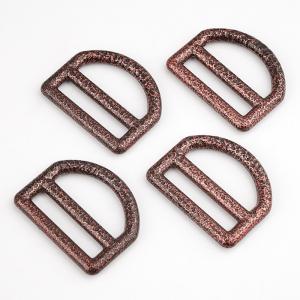 Handbag Hardware Metal Tri-Glide Slider Buckles 25mm D Ring for Bags White 1