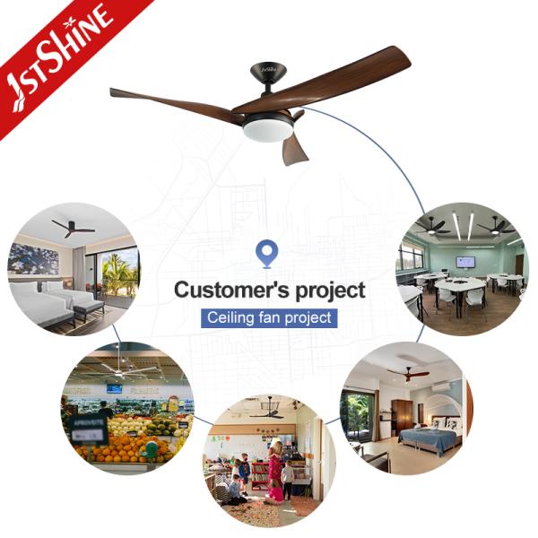 54-Inch LED Ceiling Fan – DC Motor, ABS Blades, Modern Lighting Design
