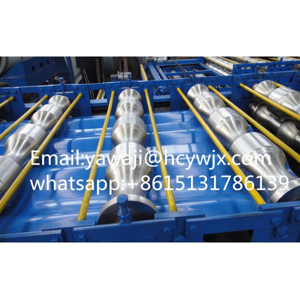 Machine de formage de rouleaux de tubes en acier vitré en aluminium