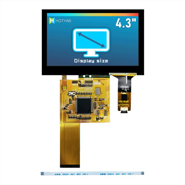 4,3 изготовитель дисплея монитора TFT LCD Pcap монитора дюйма 800x480 TFT Lcd