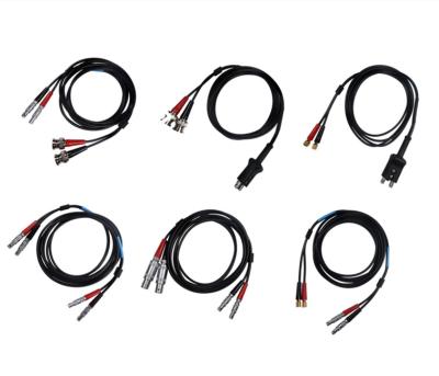 Cabo ultrassônico duplo 1.5m 1.8m 2m para o detector ultrassônico da falha do Ndt
