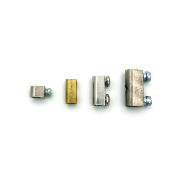 Copper Wire Rope Clamps Cable Gripper Fasteners Wire Rope Clip Accessories Steel Cable Accessory