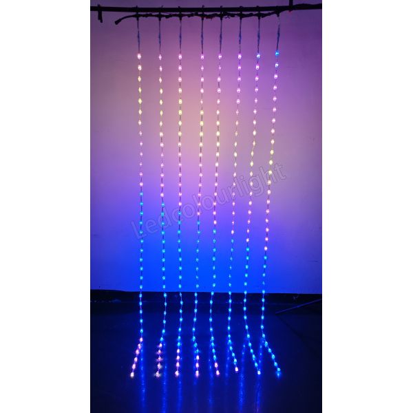 IP66 Christmas Festival Decorative DC12V RGB Color Changing LED String Lights