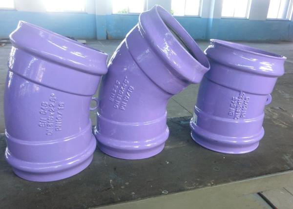 PVC Pipe Double Socket Fusion Bonded Epoxy Bend Elbow Equal Round Shape