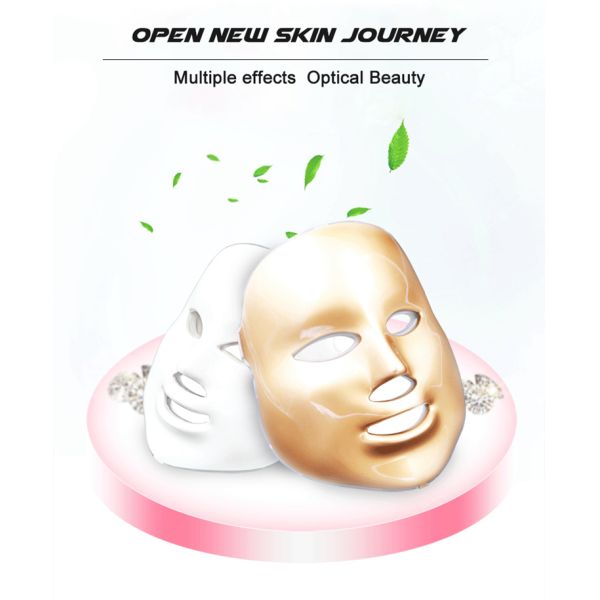 Fight Acne LED Light Therapy Face Mask 7 Color Photon Led Skin Rejuvenation