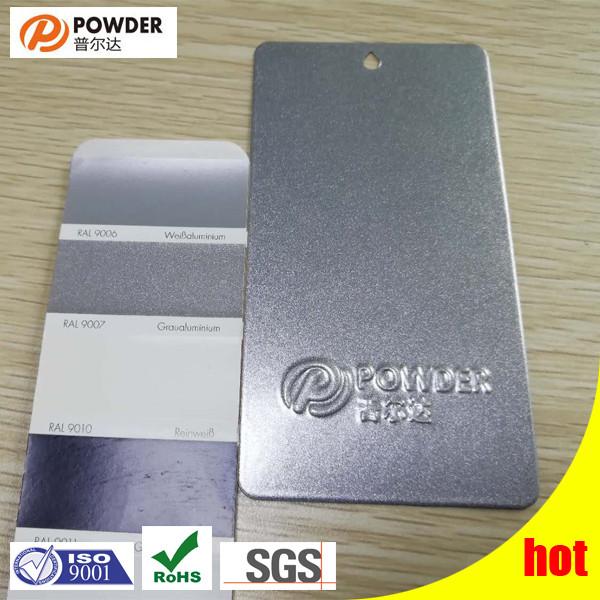 Chemical Resistant Polyester Resin Coating Deep Gray Shingled Silver Color