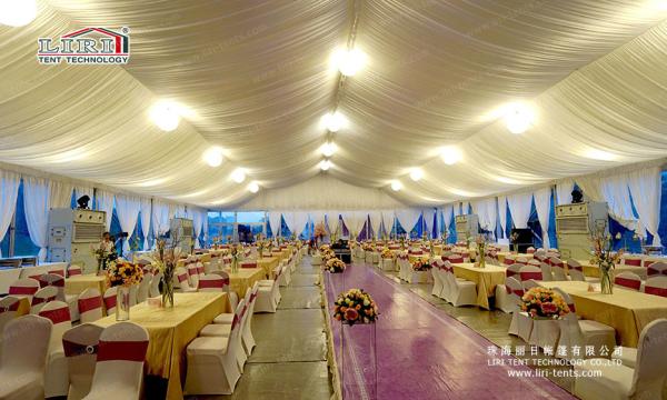 Waterproof Large Capacity Wedding Tent Marquee For 1000 Peoples