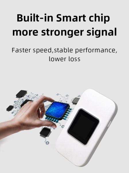 Portable 4G Mobile Hotspot with MTK Chipset for Windows Mac IOS Android Connectivity and WPA/WPA2 Security