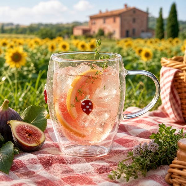 Customized Color Double Wall Glass Mug Lightweight Heat Resistance Cup 300ml 400ml