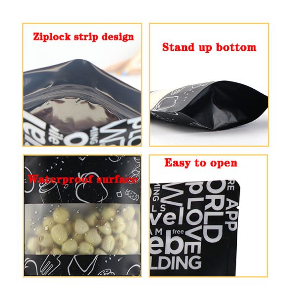 ЛЮБИМЕЦ BOPP прокатал гибкую упаковку стоит вверх по мешку с замороженным окном