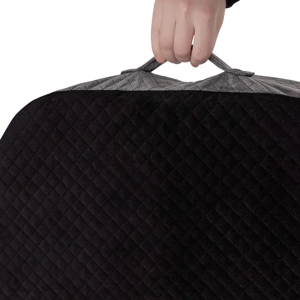 Adults Knitted Plush Velvet X-Large Memory Foam Seat Cushion for Office Chair and Car