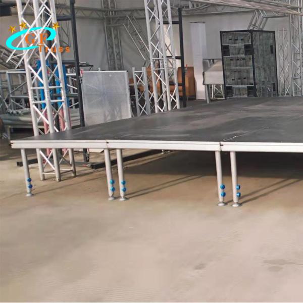GF performance design Concert Stage dissemble aluminum stage platform with portable stair