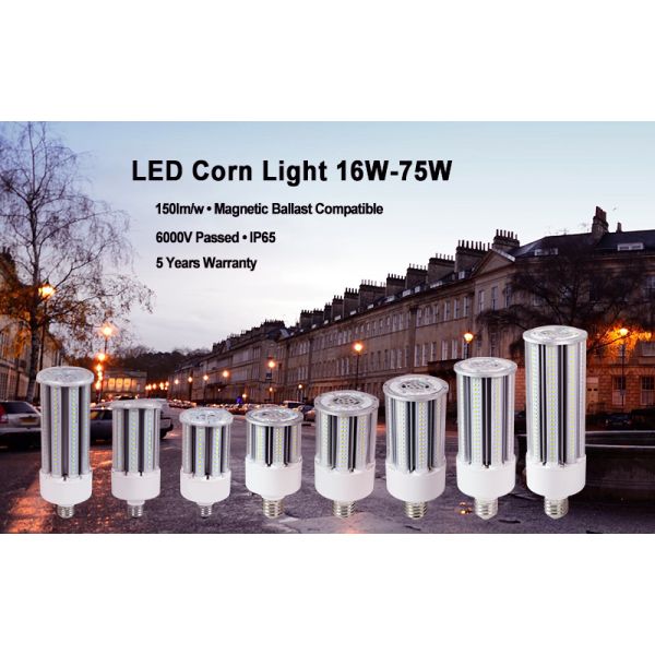 Warm White 2400lm LED Corn Light Bulb E27 27w 277v High Power CRI 80