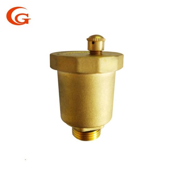 válvula de respiradouro de bronze do ar de 1/2”, válvula cortada do gás de bronze do CNC