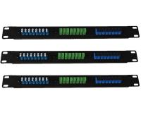 Sc optique en acier laminé à froid E2000 du tableau de connexions de fibre de FTTH LC de cadre de distribution 1U