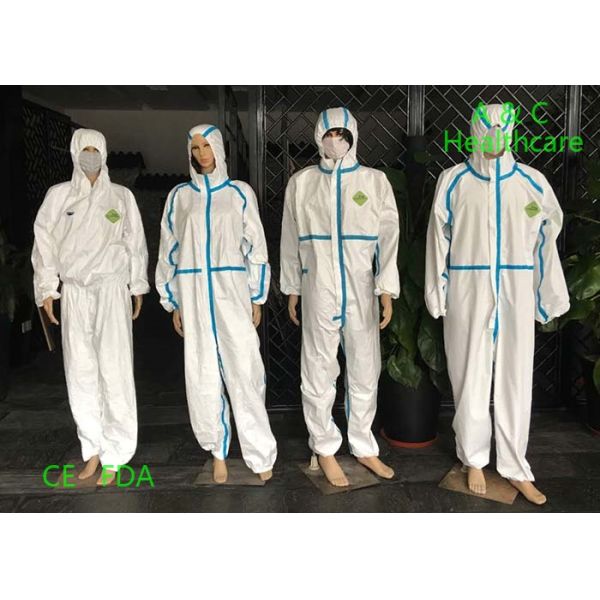 Anti Odour Disposable Painters Coveralls Personal Respiratory Protection