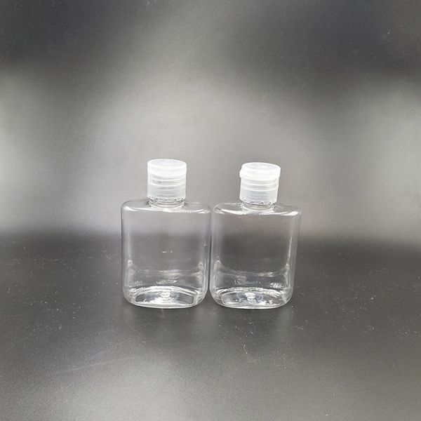 Transparent Disinfectant Gel 50ml Capacity Plastic Container Bottles
