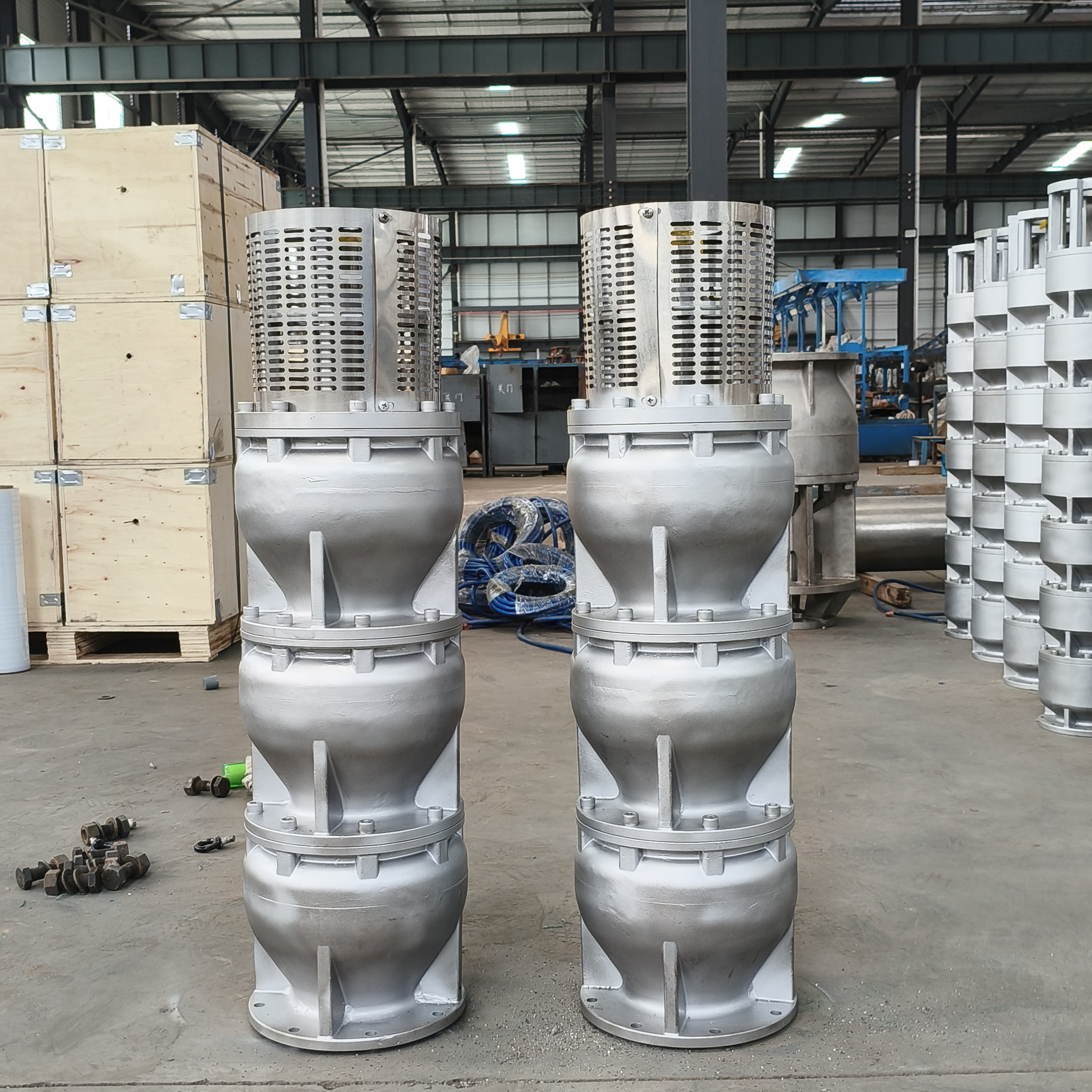 525 m³/h Flow 350 m Head 1000 kW Power Stainless Steel Deep Well Submersible Seawater Pump