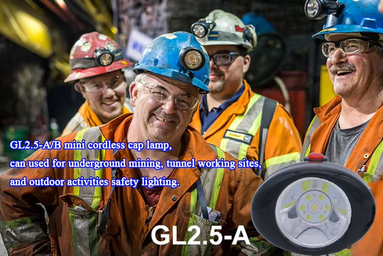 Waterproof LED Mining Lamps with 4000lux Brightness and Rechargeable 28Ah Lithium Ion Battery Providing Lighting for Mining