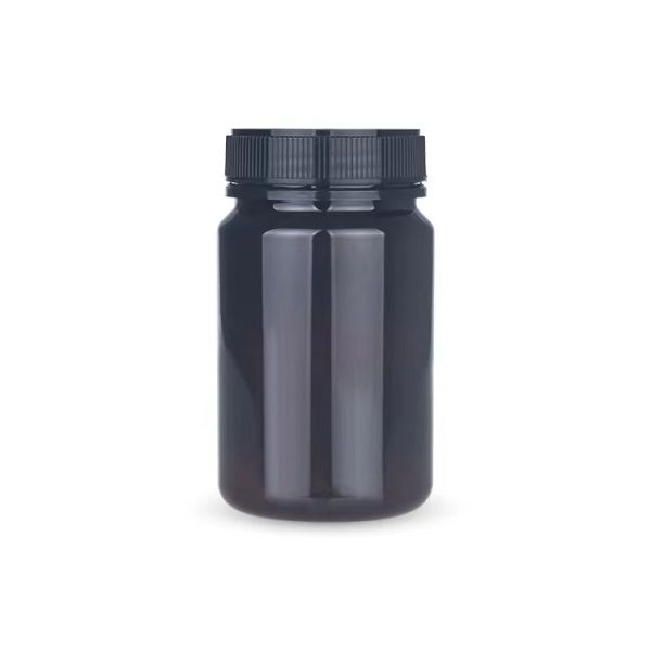 Custom Cheap Price 200ml 350ml 500ml PET Plastic Packaging Vitamin Supplement Empty Pill Bottles Medical White Capsule Bottles