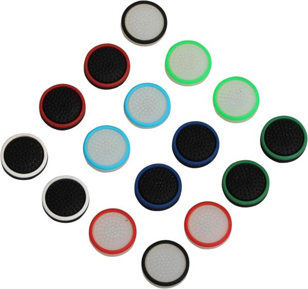 Luminous color Controller Thumbstick Grips Caps for NS Joy-con Durable Aesthetic
