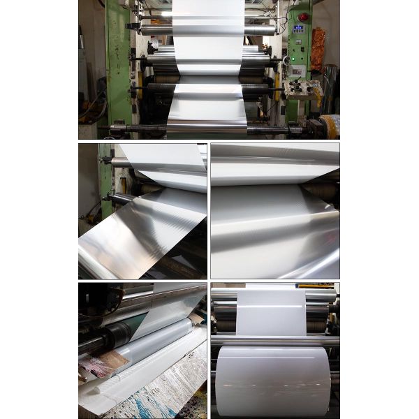 Печатная упаковочная фольга AL+PET Ламинирующая односторонняя молочная пленка