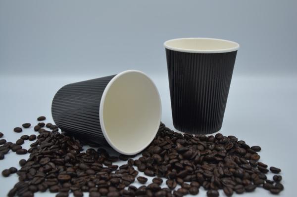 Paper Hot Cup, Coffee Cup, Tea Cup - 8 oz-12oz-16oz - Ripple Wall, Insulated - No Need For Sleeves