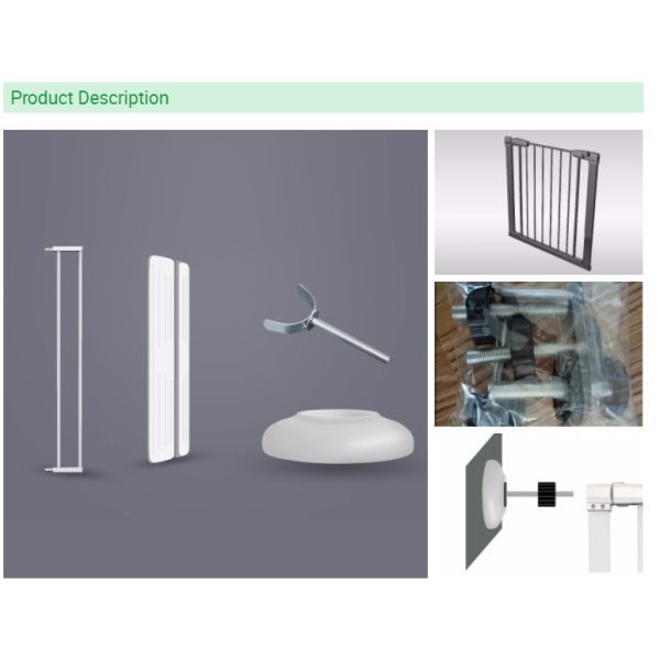 Amazon Hot Sale Child Safety Door Guardrail For Stair Kitchen Bedroom And Door Guatdrail