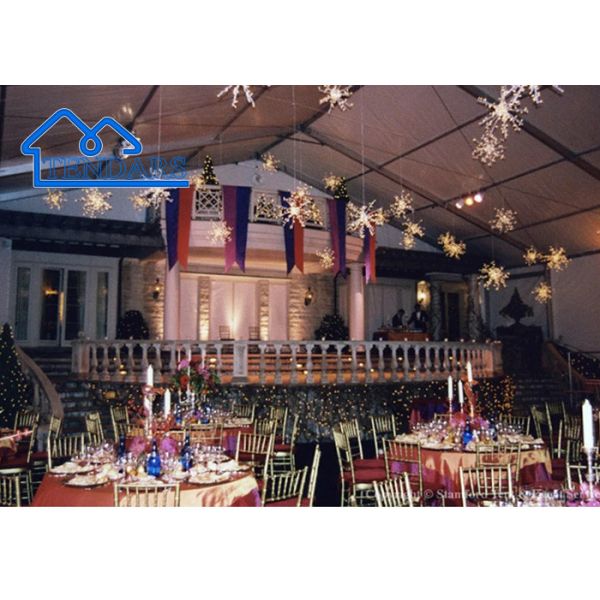 Graduation Event Party Marquee Tents Heavy-Duty Aluminum Frame UV-Resistant Clear-Span Canopy Structure