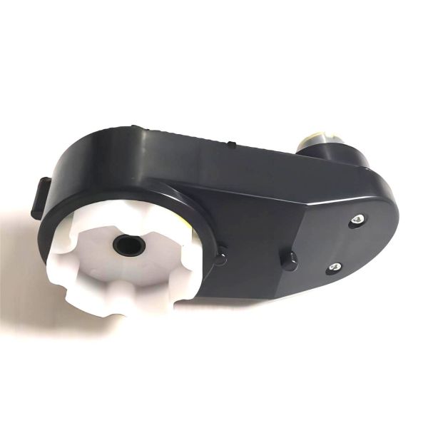 10W 1000rpm Electric Toy Car Gearbox Black Color For Three Wheeled Motorcycle