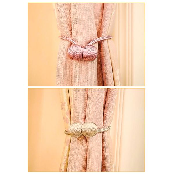 Modern Style Stainless Steel Magnetic Buckle Curtain Tieback