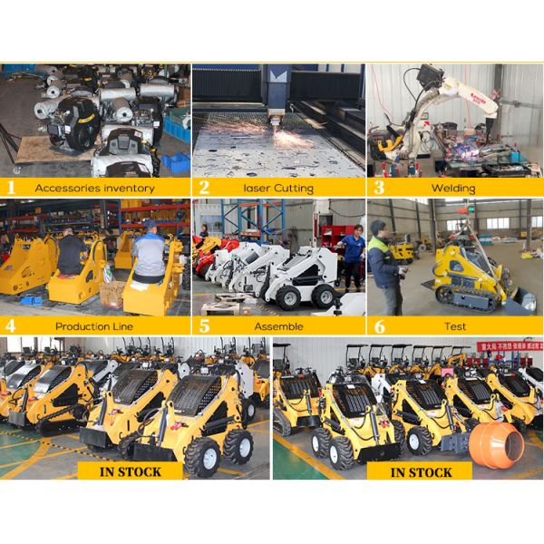 Factory Deal Cheapest Mini Loader  Skid Steer Loader Ready To Ship Worldwide