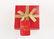 Red Present Packaging Cardboard Gift Boxes For Watch / Chocolate / Necklace