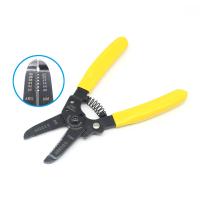 Alicate desencapador de fios elétricos 20-30 AWG com cabo amarelo