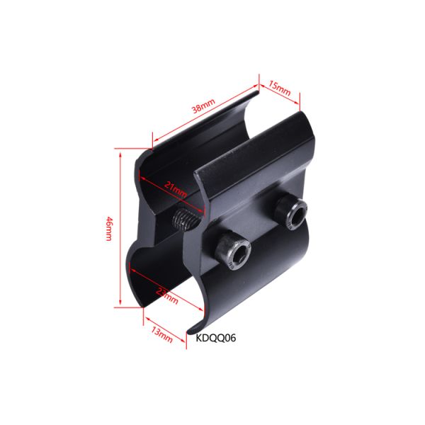 Matte Black QQ06 Tactical Hunting Clip Flashlight Mount Torch Sight Mounting Clip