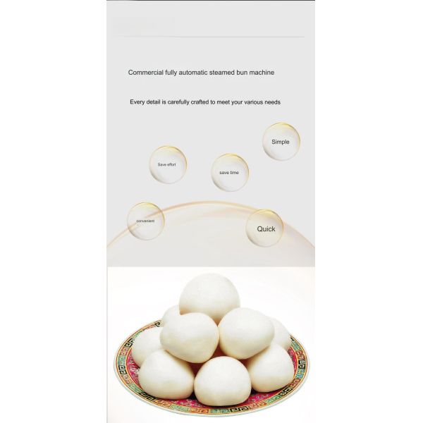 100 KG Dough Bun Dividing Rounding Machine with Dough Cutting and Rounding Function