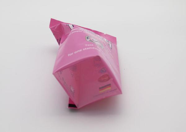 PET / PE Material Plastic Packaging Bags Pink 40 - 120 Micron Thinkness For Washing Powder