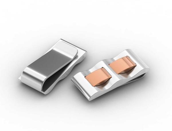 Top Quality 316L Stainless Steel Tagor Jewelry Trendy Men's Gift Money Clip ADM01