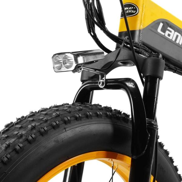 CE Certificate Fat Tire Electric Bike 26 Inch 48V Lithium Battery