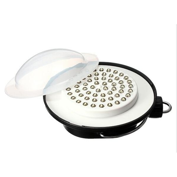 Plastic Outdoor LED Camping Lights 60 LEDs Rechargeable Lithium Battery