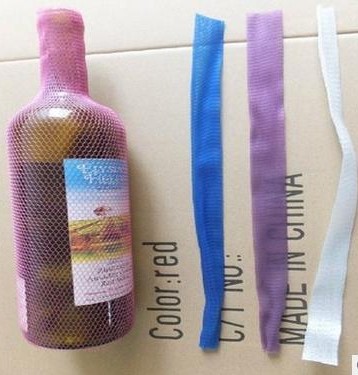 Рукав плетения ПЭ защитный для бутылки вина, рукавов бутылки вина ПЭ