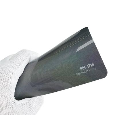 PPF-1716 Splendid Gray Colour Change Paint Protection Film 8mil
