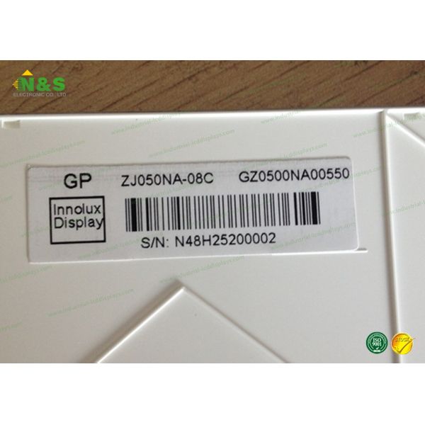 Innolux LCD Panel ZJ050NA-08C 5.0 inch 101.57×76.18 mm Active Area 117.65×88.43×5.9 mm Outline