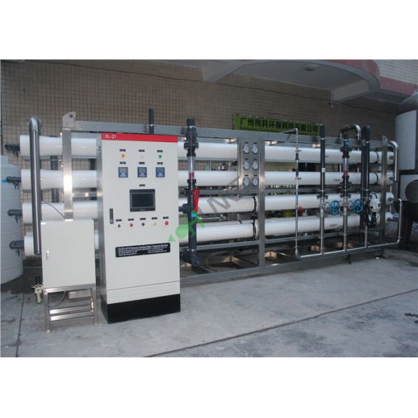 Cycle 45T Big Seawater Desalination Equipment , Sea Water Filtration RO Plant