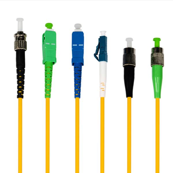 Cabo de remendo simples Singlemode da fibra ótica para o sistema de Data Center