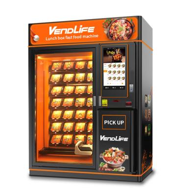 Máquina de venda automática de Nfc com peso 0.6T líquido grosso quente do alimento 980mm
