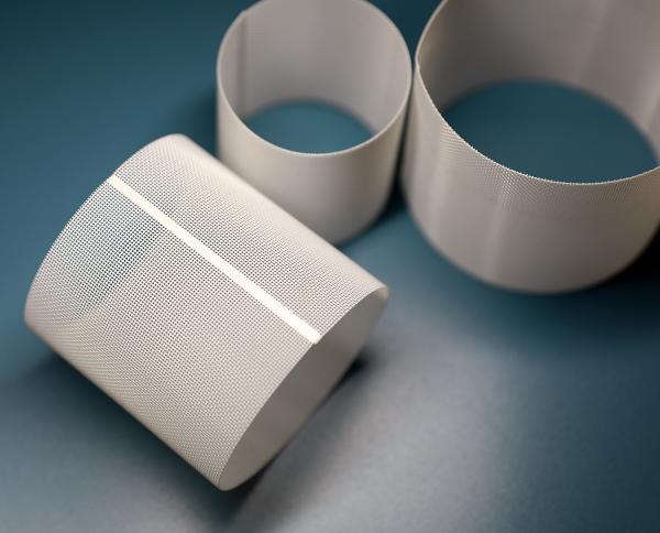 500um Micron Monofilament Polyester Yarn Liquid Filter Cylindrical Mesh For Healthcare