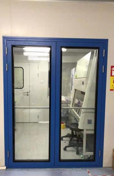 Extérieur fini par 900*2100mm propre pharmaceutique de porte de pièce d'alliage d'aluminium